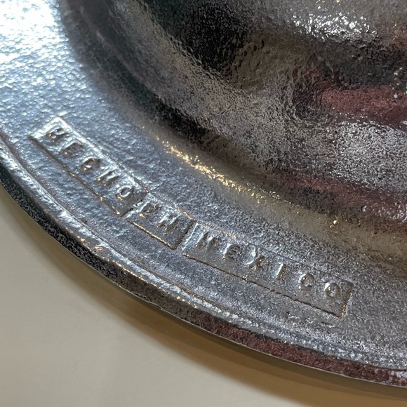 NWOT pewter metal Christmas bowl - Picture 5 of 6